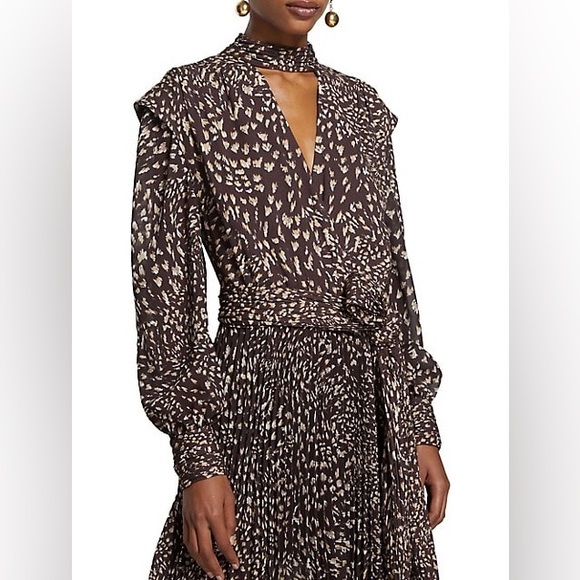 Jonathan Simkhai Dresses & Skirts - Jonathan Simkhai Devyn Pleated Chiffon Dress Size 8 New Without Tags